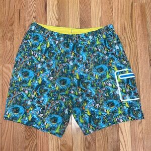 Men's‎ FIELDER BONOBOS Hybrid Cargo Short-Printed Summer Scene - Size Large